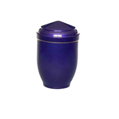 Urne acier BLEUE